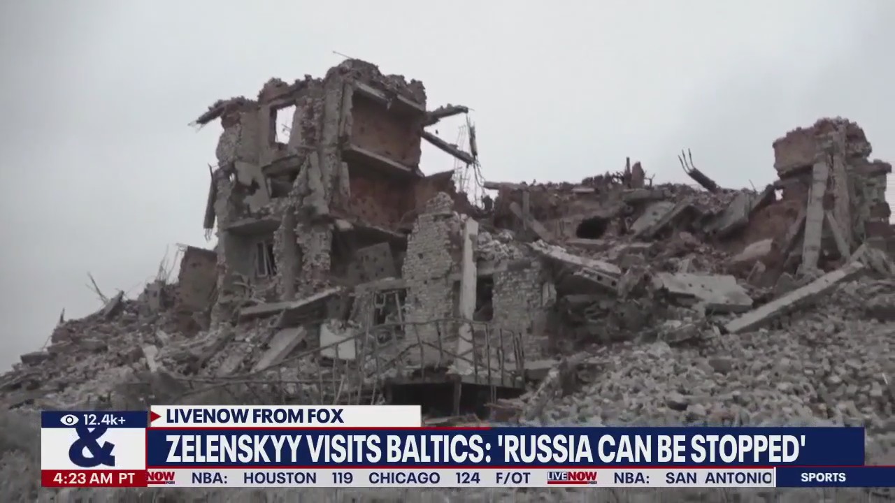 Zelenskyy in Baltics: 'Russia can be stopped'