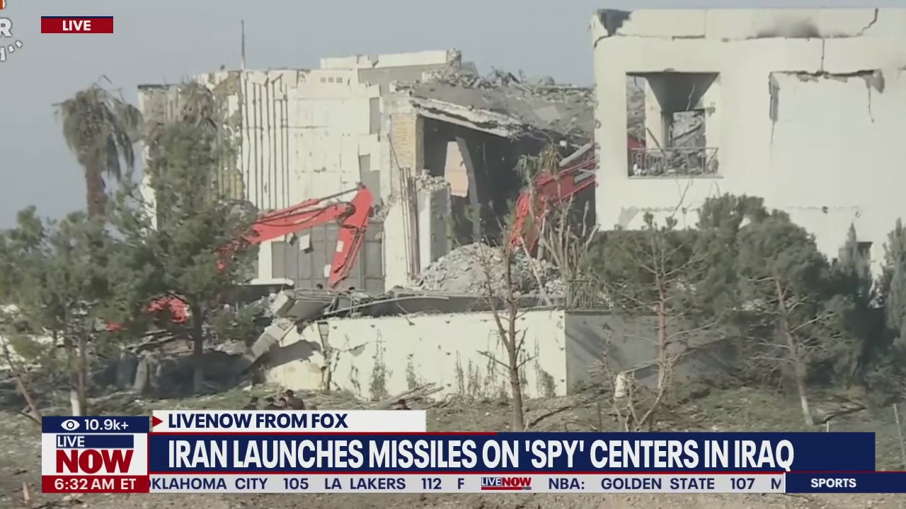 Iran launches missiles on 'spy centers' in Iraq