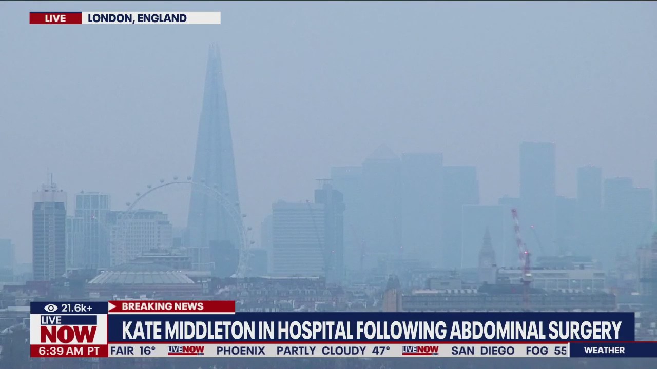 Kate Middleton hospitalized after surgery