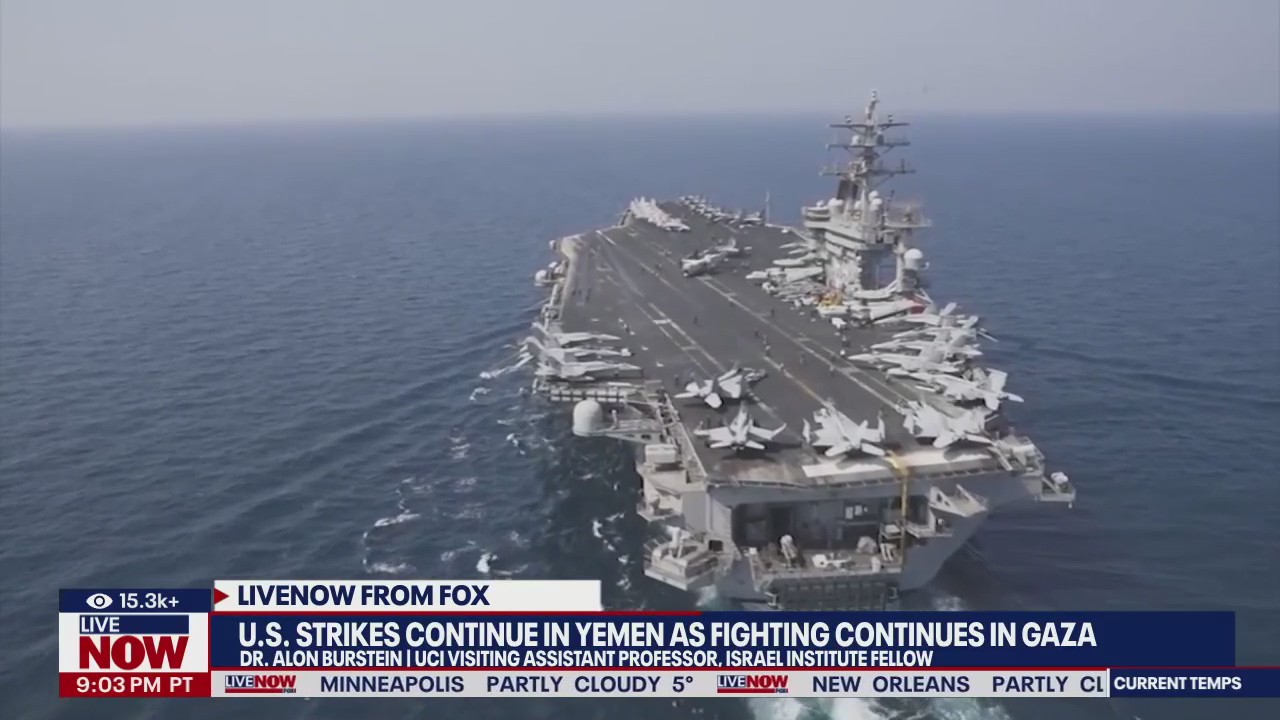 US strikes in Yemen, deal reached on aid to Gaza