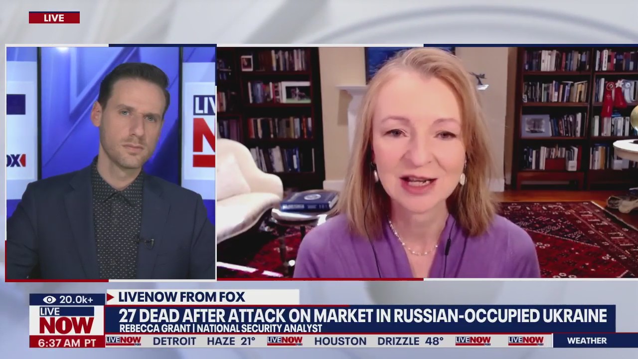 27 dead after market attack in Ukraine