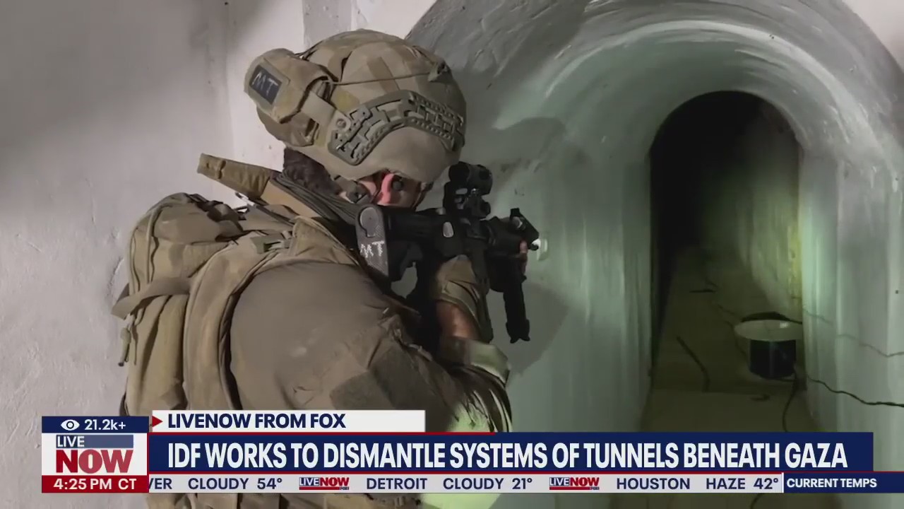 IDF works to dismantle tunnels under Gaza