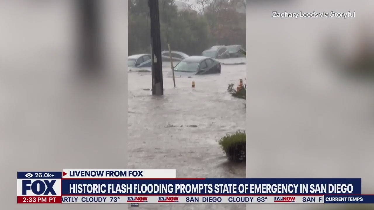 Historic San Diego flooding prompts emergency
