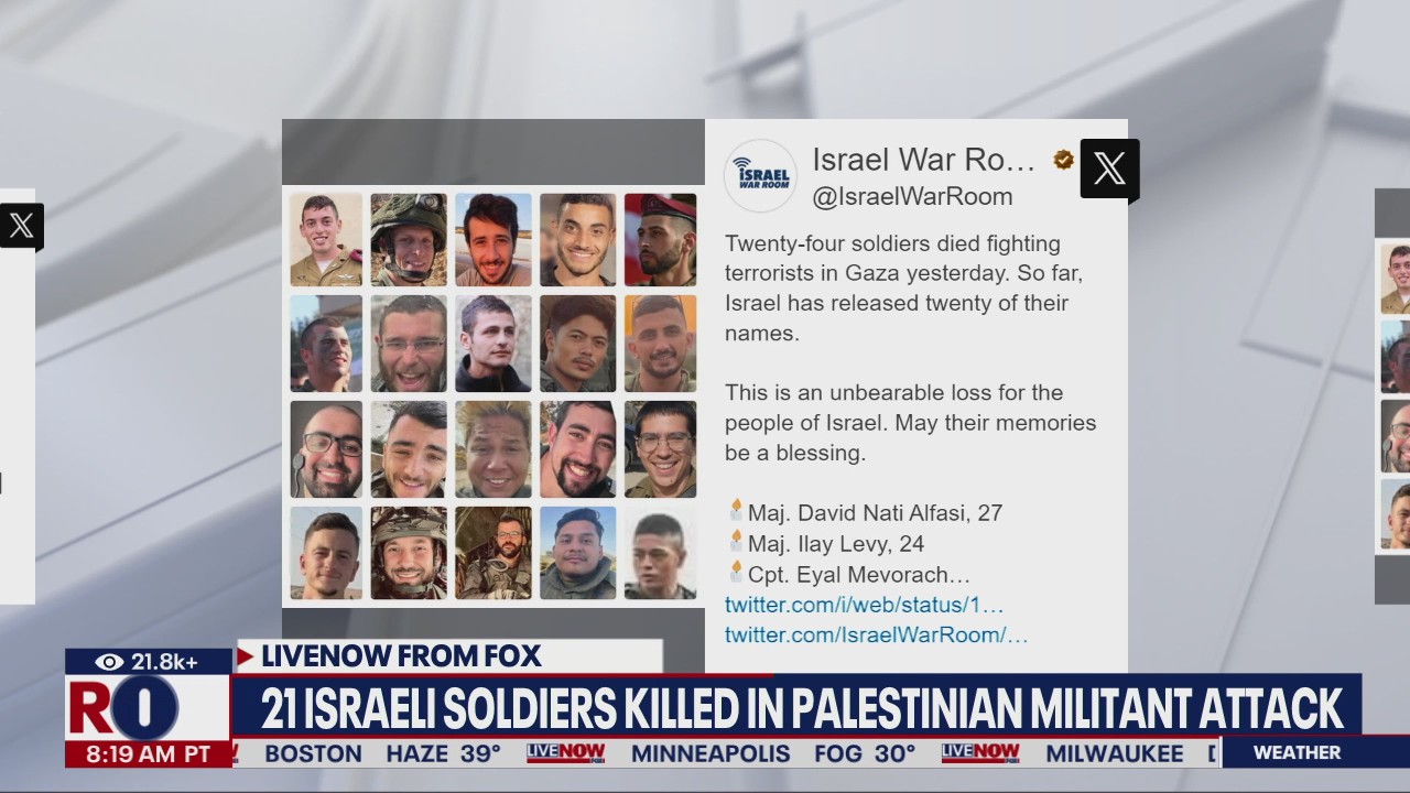 21 IDF soldiers killed in deadliest attack