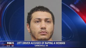 Lyft driver charged with raping woman in Prince William County