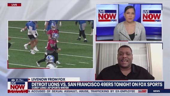 The Detroit Lions take on the San Francisco 49ers tonight on FOX Sports