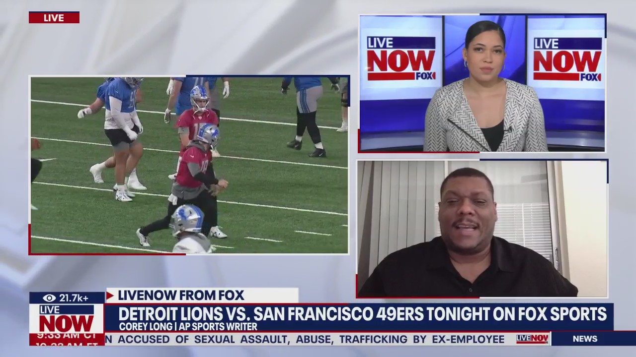 The Detroit Lions take on the San Francisco 49ers tonight on FOX Sports
