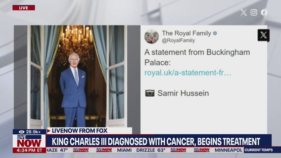 King Charles III begins treatment after being diagnosed with cancer