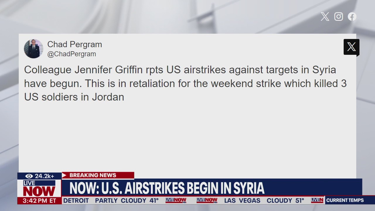 US begins airstrikes in Syria