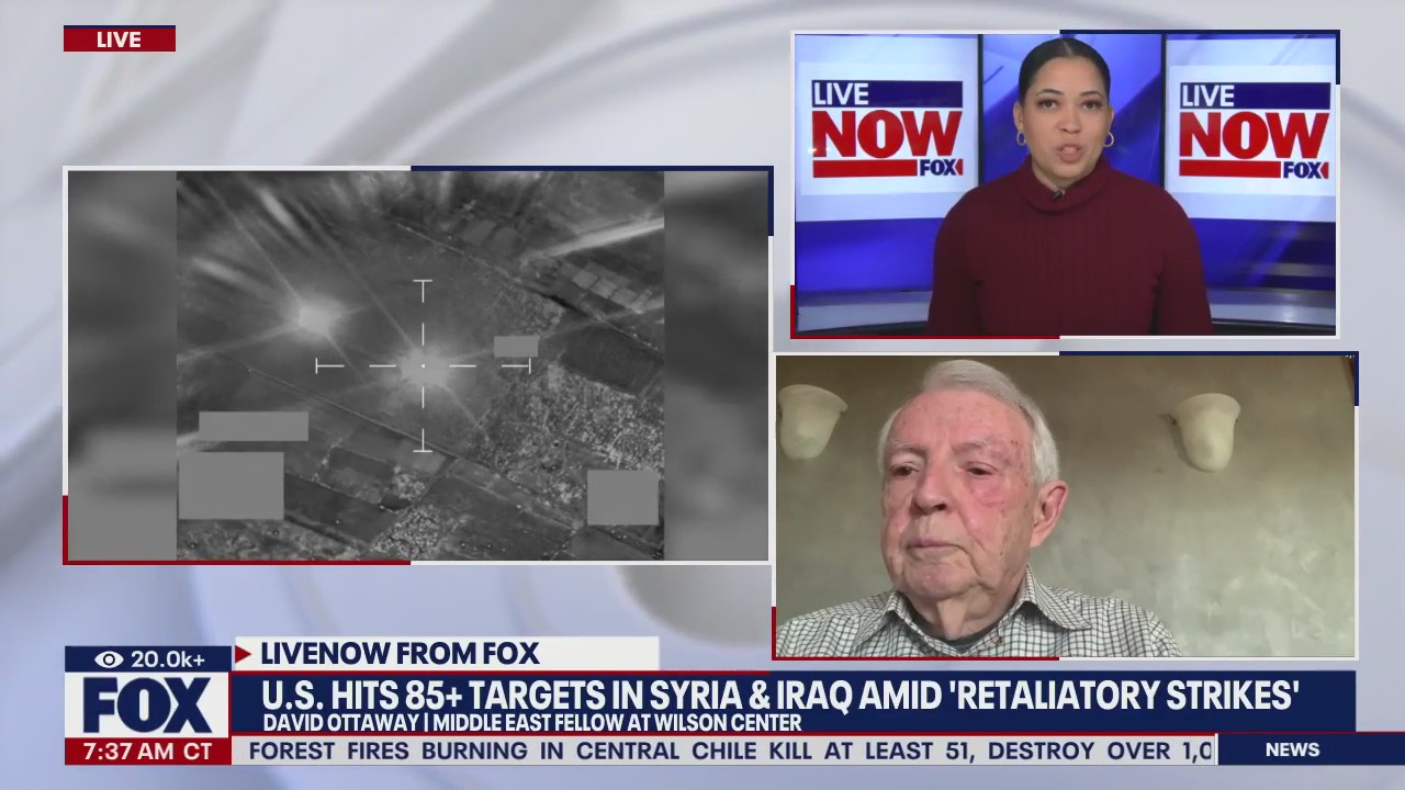 US strikes back in Middle East