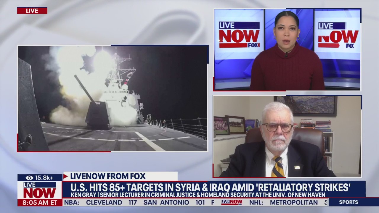 U.S. strikes hit 85+ targets in Iraq, Syria