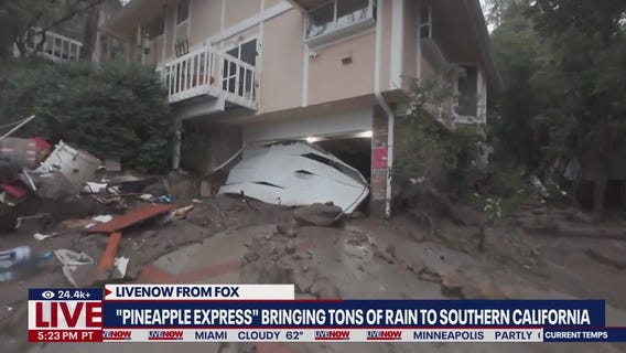 Atmospheric river brings rain, flooding to CA