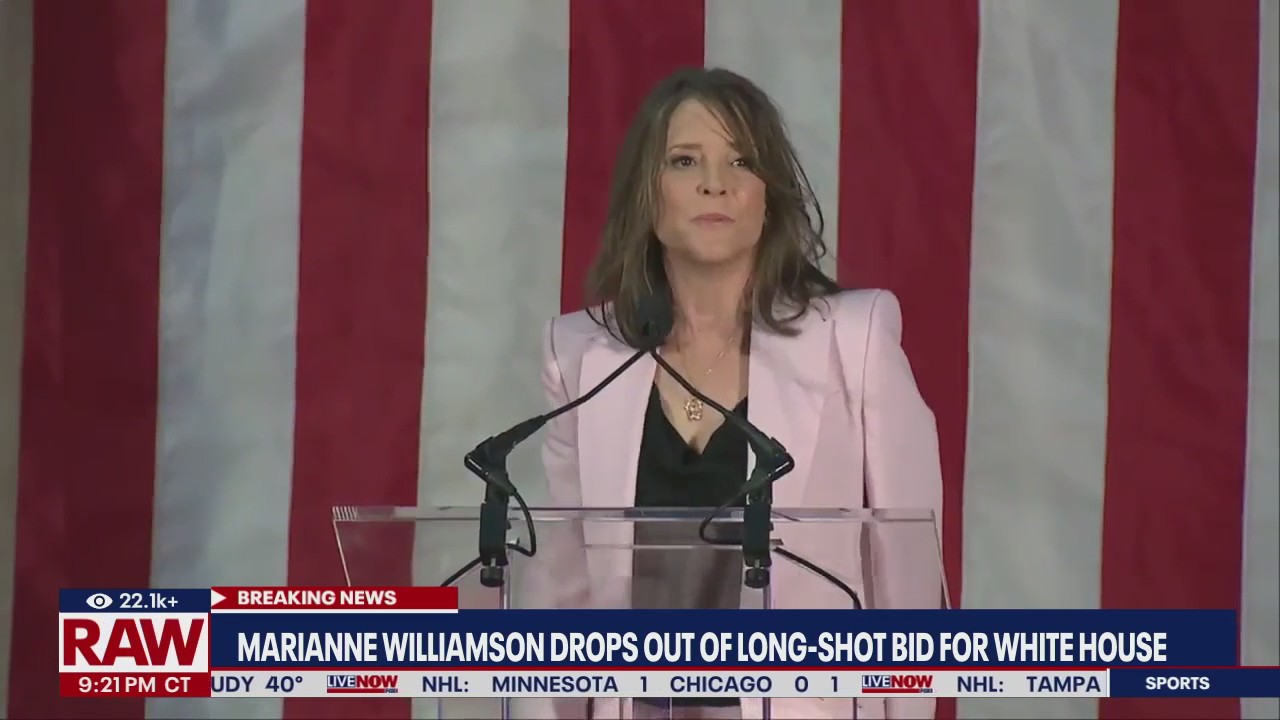 Marianne Williamson drops out of 2024 race