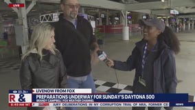 Daytona 500 preps underway despite rainy weather