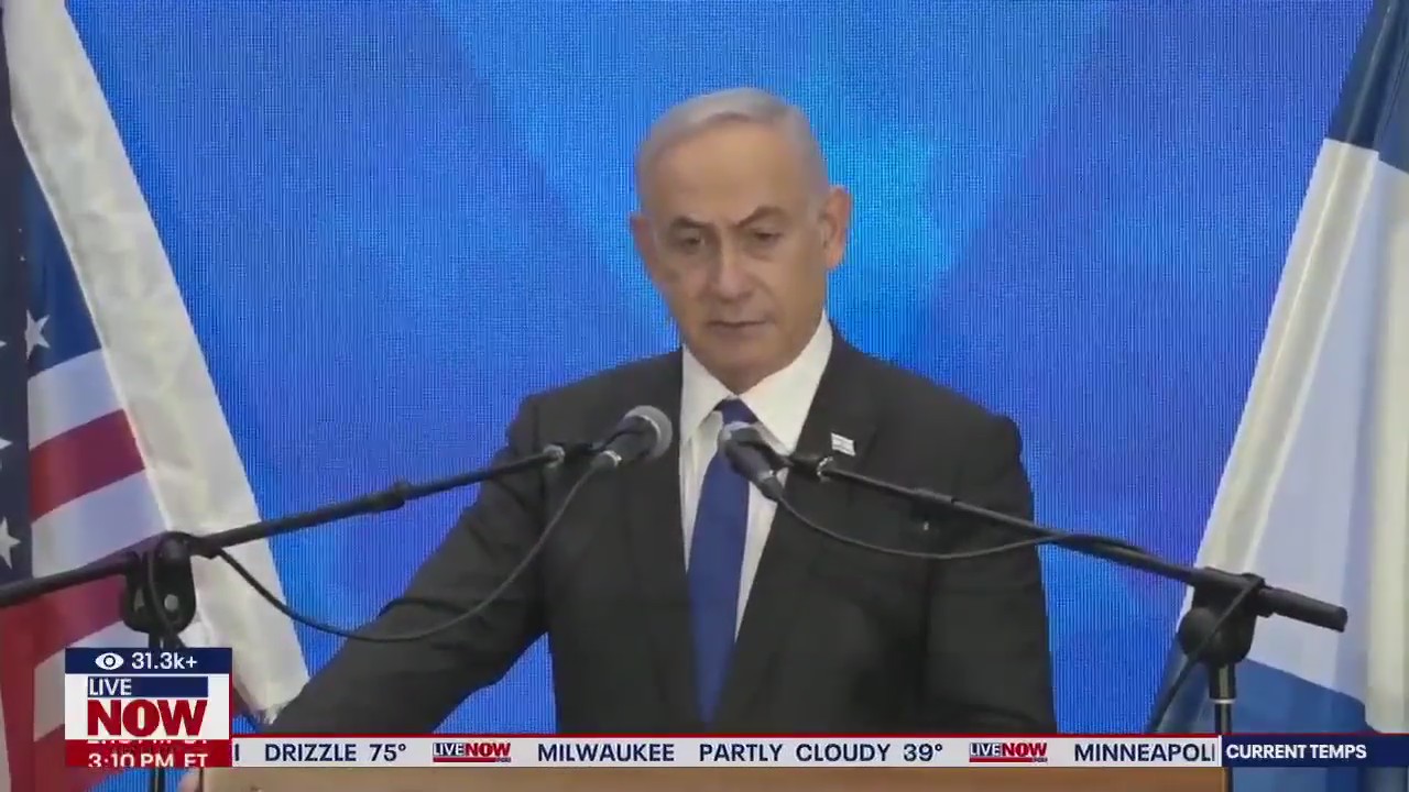 Netanyahu speaks on war at Jerusalem conference