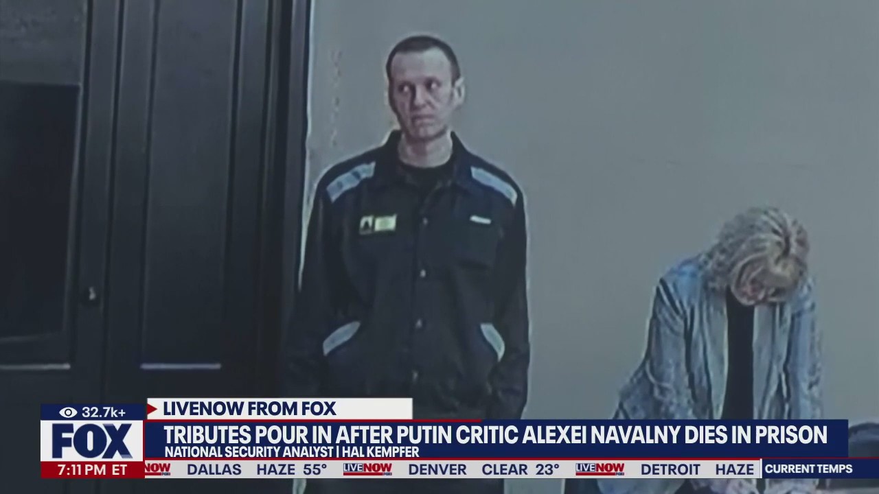 Biden says Putin is responsible for Navalny death