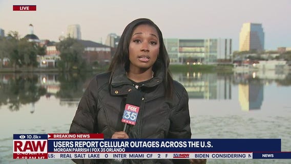 Cellular outages reported across the U.S.