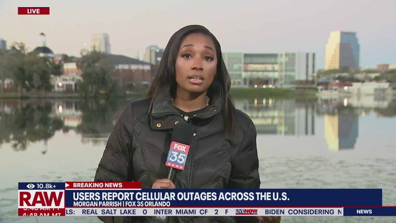 Cellular outages reported across the U.S.