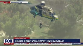 Deputies rappel to house fire involved in shooting investigation