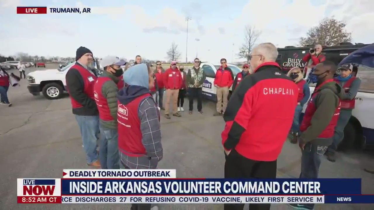 Arkansas moving forward from tornado outbreak as volunteers work to meet needs