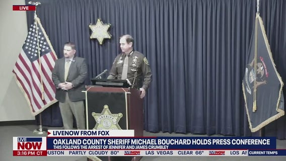 Oxford High School shooting: Sheriff says no indication Crumbleys were looking to surrender