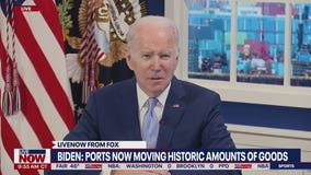 Joe Biden boasts 10 cent drop in gas prices and reignites Build Back Better act
