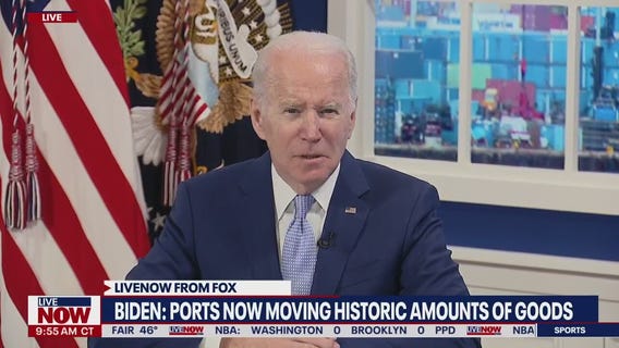 Joe Biden boasts 10 cent drop in gas prices and reignites Build Back Better act