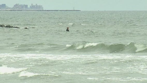 Part of Rockaway Beach closed