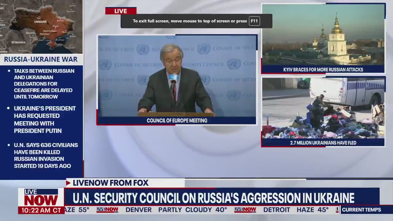 Nuclear war: UN Secretary-General says nuclear conflict could happen with Russia