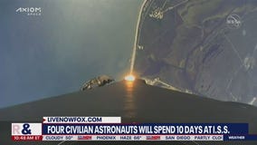 First all private crew successfully docks at Int'l Space Station | LiveNOW from FOX