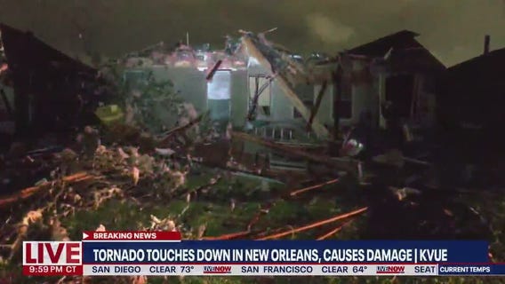 New Orleans tornado touches down, eyewitness explains moments before | LiveNOW from FOX