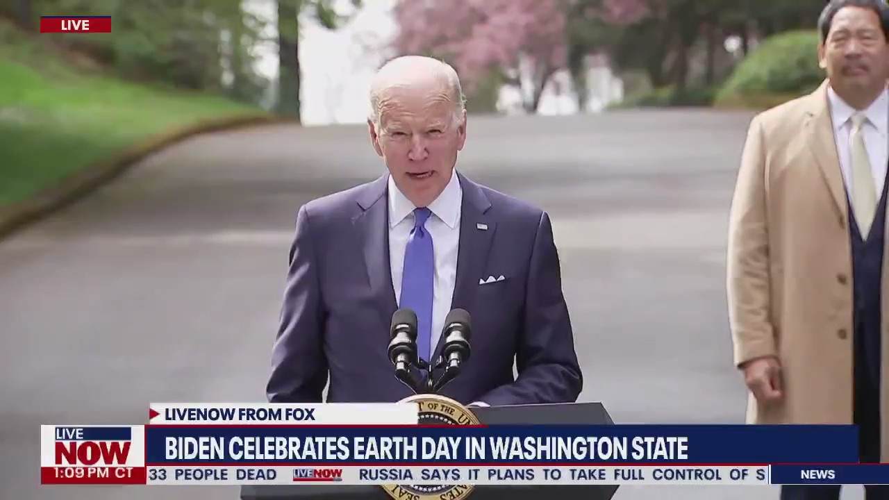 Biden speaks at Seattle's Seward Park on Earth Day 2022