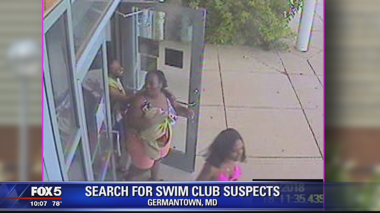 Police release surveillance photos of women caught taking pictures in a Germantown pool men's locker room