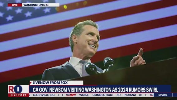 Newsom visits Washington D.C., sparking rumors about 2024 | LiveNOW from FOX