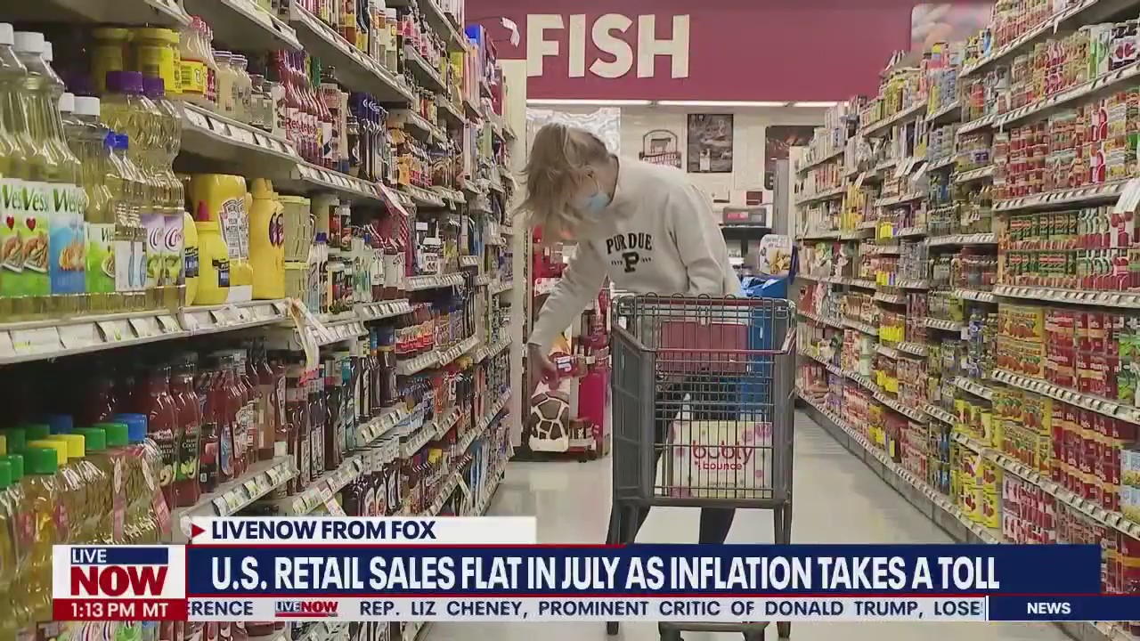 U.S. retail sales flat in July