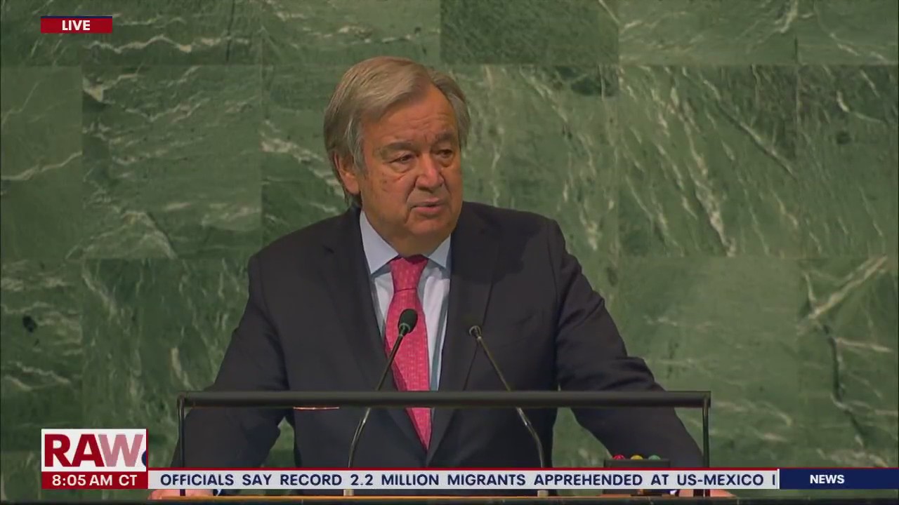 UN chief warns 'our world is in big trouble' as leaders gather at General Assembly 2022