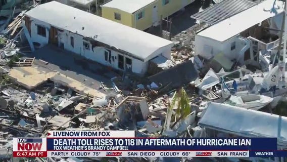Death toll rises to 118 in aftermath of Hurricane Ian