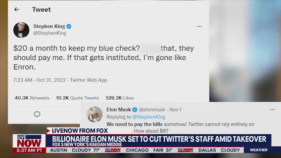 Musk could lay off large number of Twitter staffers, charge for verification
