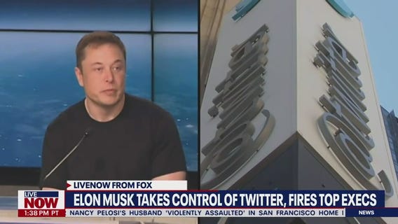 Twitter takeover: Elon Musk fires top executives | LiveNOW from FOX