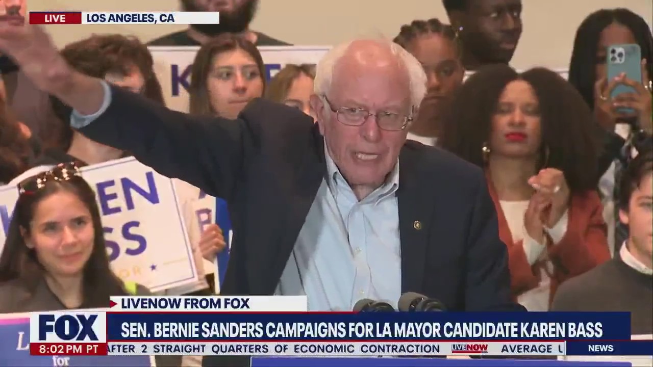 Midterm Election: Bernie Sander campaigns for Karen Bass in Los Angeles | LiveNOW from FOX