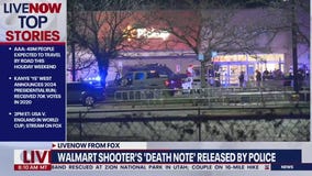 Walmart shooter's 'death note' released by police