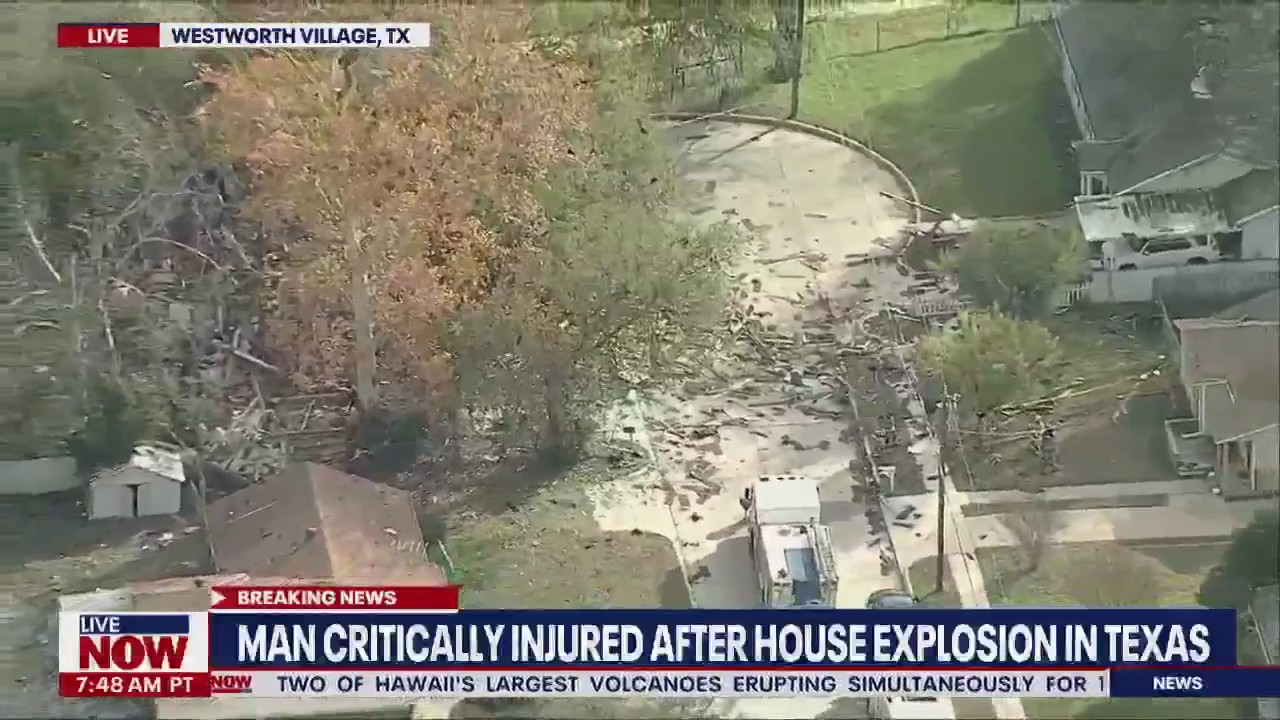 Man critically injured after house explosion near Fort Worth, Texas