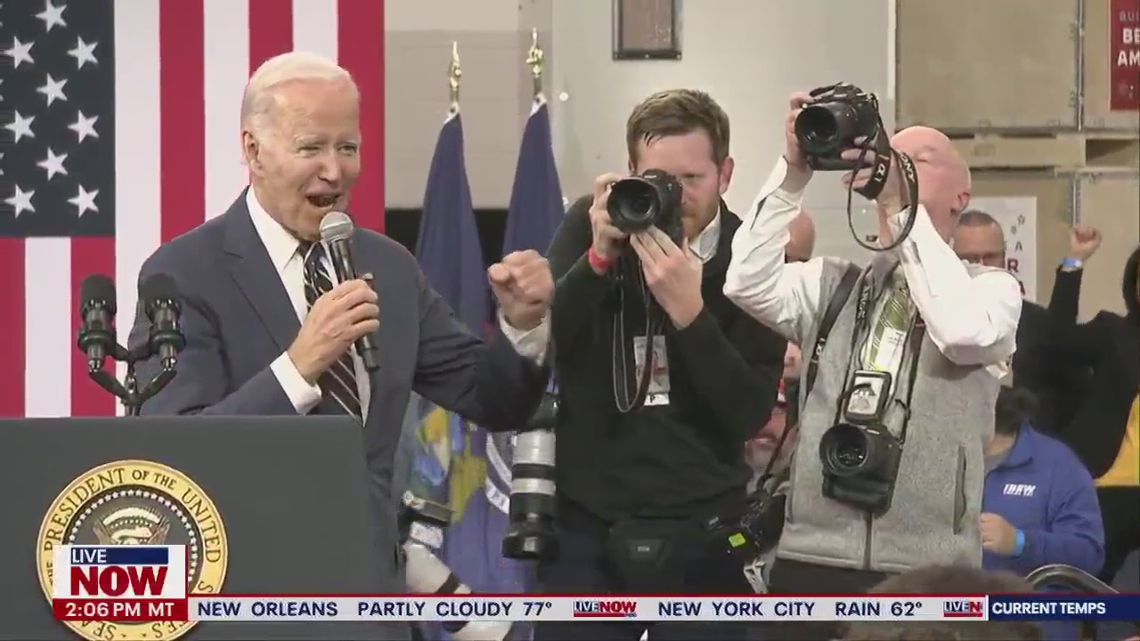 President Biden: "They did it, God love 'em"