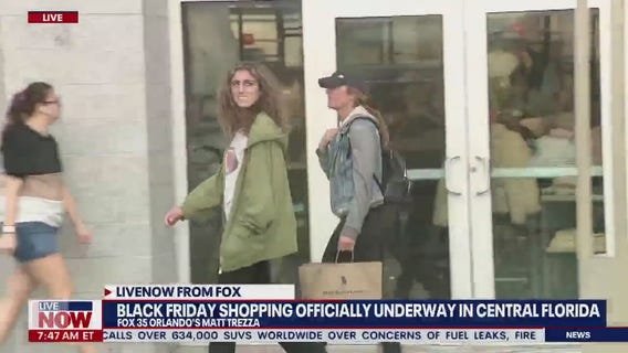 Black Friday shopping underway in Central Florida