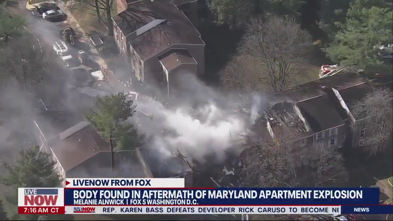 Body found amid search of explosion site outside Washington D.C.