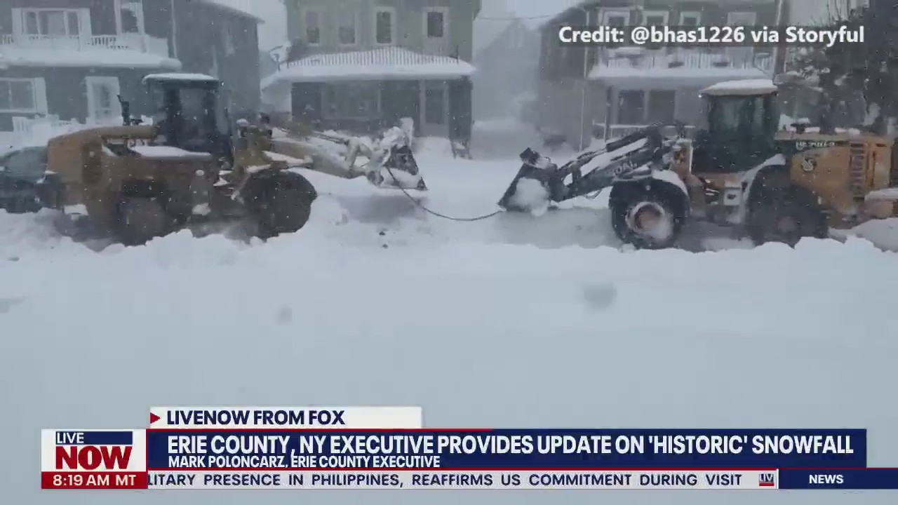 Erie County, NY executive provides update on snowstorm