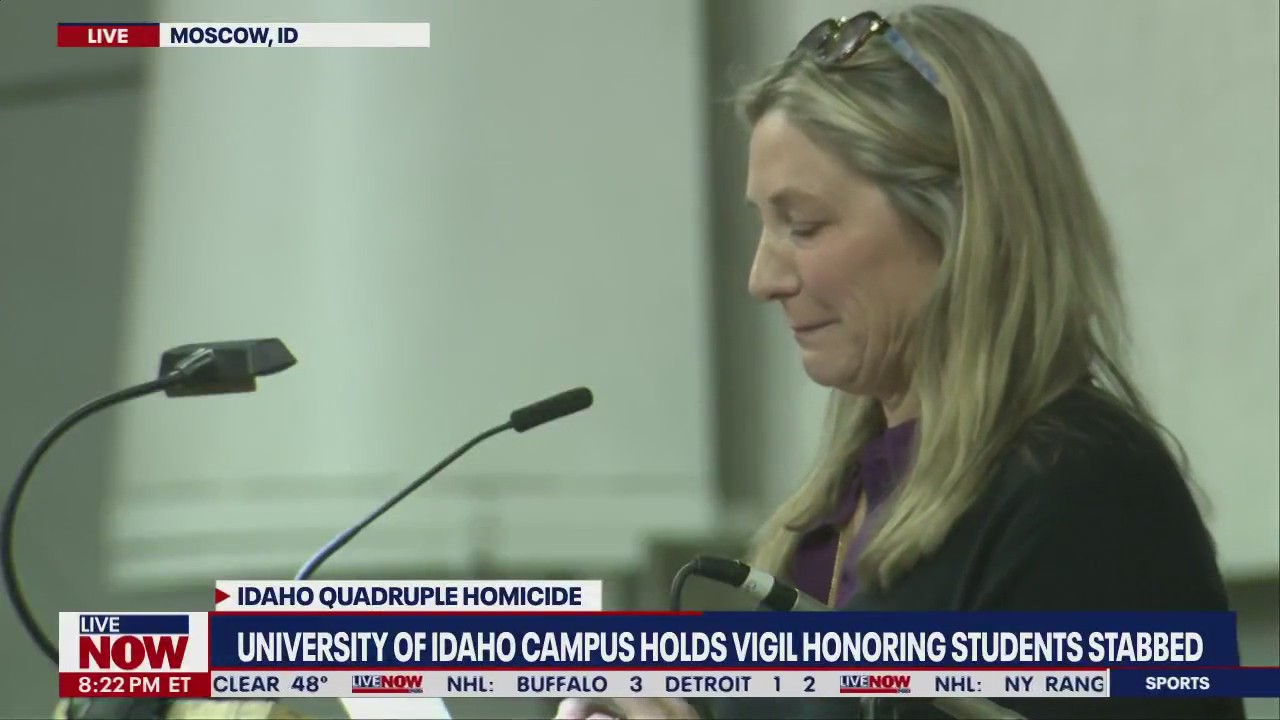 Idaho Student Murders: Ethan Chapin's mother gives emotional speech at vigil for slain students