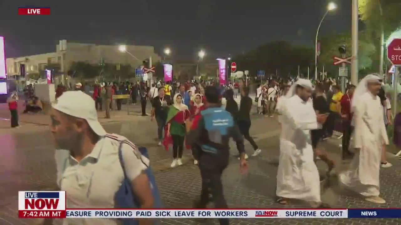 Fans gather in Qatar ahead of USA v. Netherlands matchup