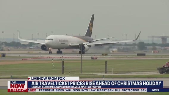 Air travel gets costly amid holiday travel season