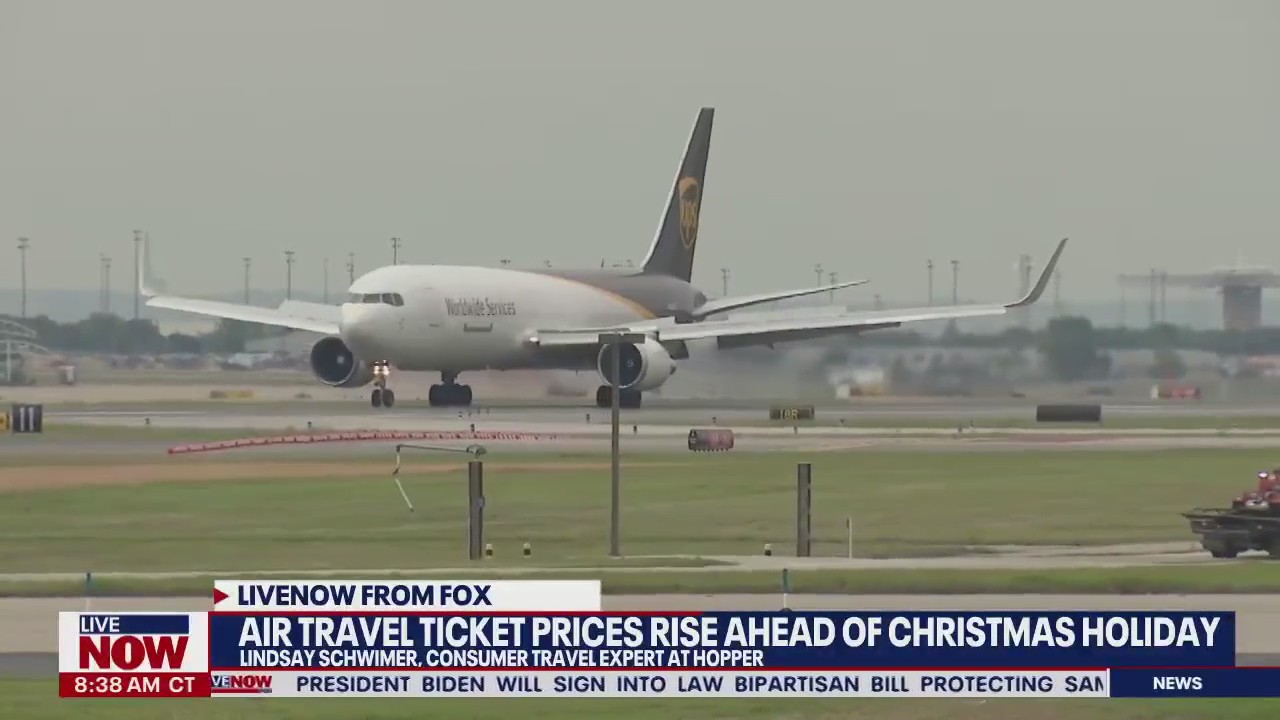 Air travel gets costly amid holiday travel season